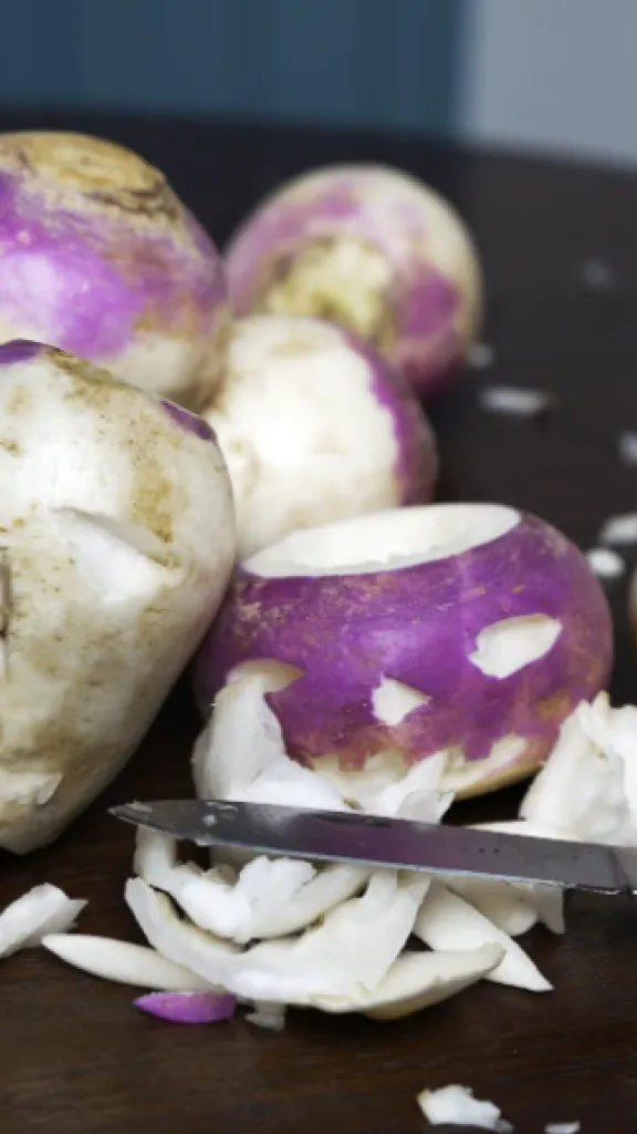 Spooky carved turnips at the Museum of the American Revolution