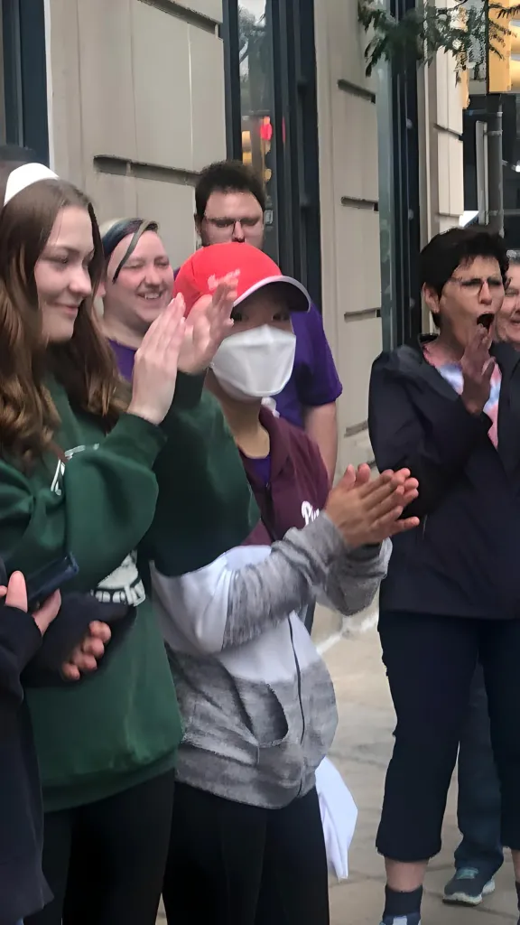 Response of amazement at the end of a spirit writing demonstration