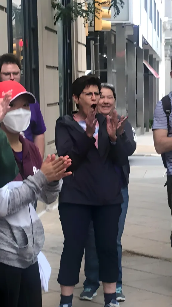 Response of amazement at the end of a spirit writing demonstration