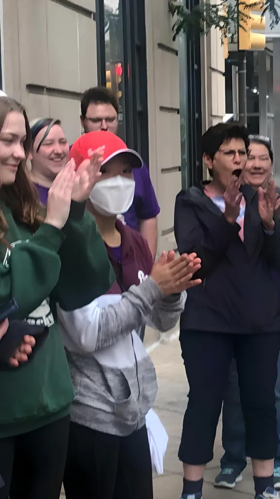 Response of amazement at the end of a spirit writing demonstration