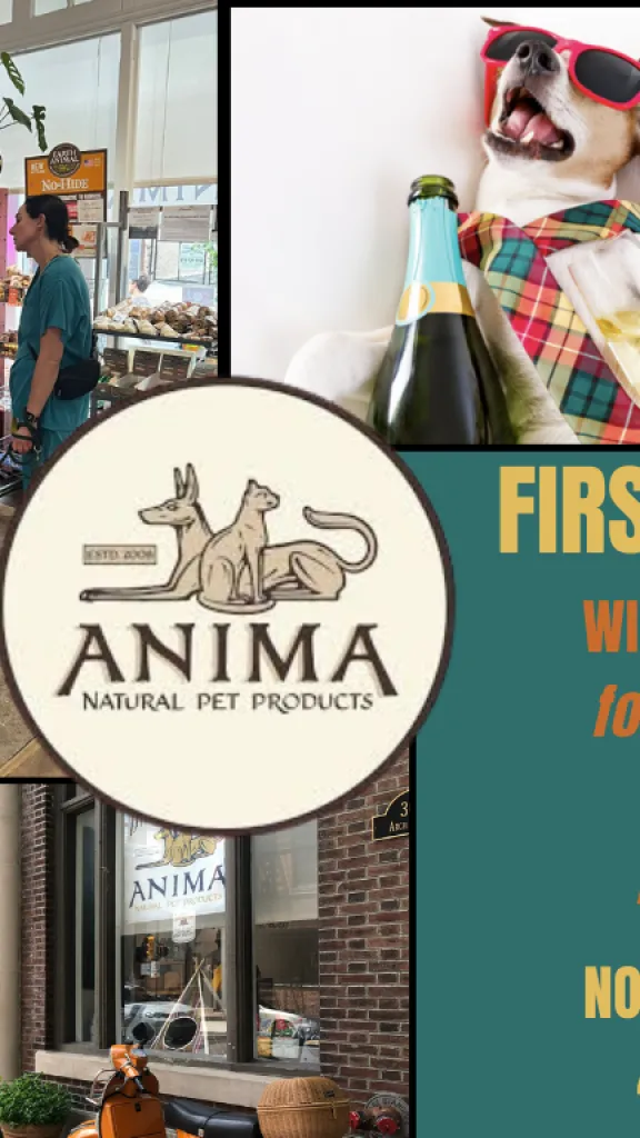 First Friday at ANIMA Natural Pet Products November 1 4-8PM