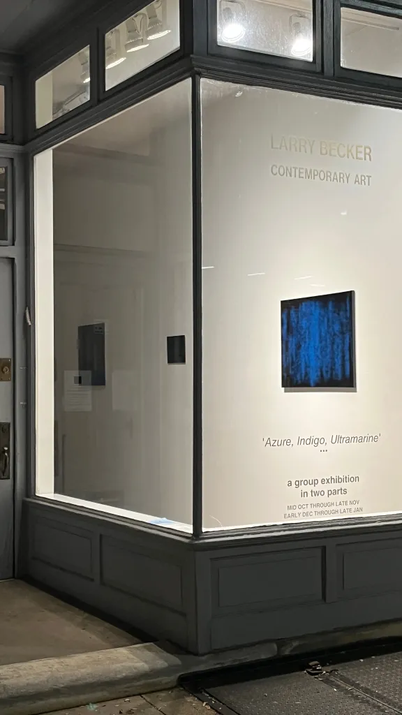 'AZURE, INDIGO, ULTRAMARINE' A GROUP EXHIBITION IN TWO PARTS